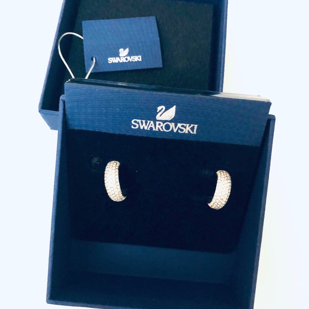 Swarovski Pavé Hoops